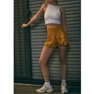 FP Movement The Way Home Shorts Honey Mallow Yellow